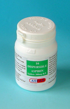 Dispersible Aspirin 300mg 16's pot