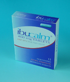 Ibucalm 400mg tablets carton 12 blister pack